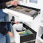 Bestar Florence 25D tour modulaire avec système d'éclairage à DEL, tablettes et 4 tiroirs, style dalle-1099932688