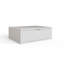 Sienna 50cm W Manufactured Wood Bedside Table