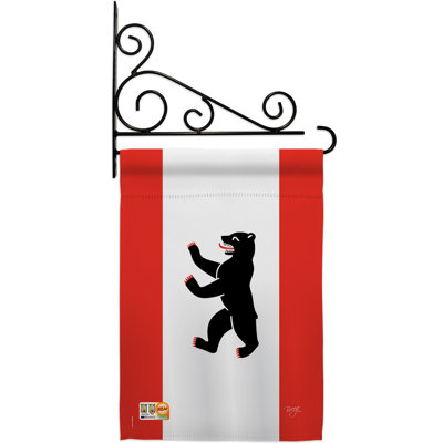 Berlin 2-Sided Polyester 19 x 13 in. Flag Set