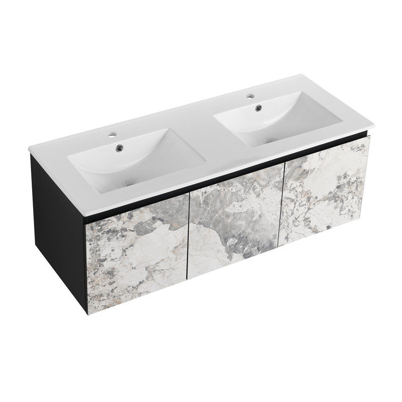 Meuble-lavabo flottant mural