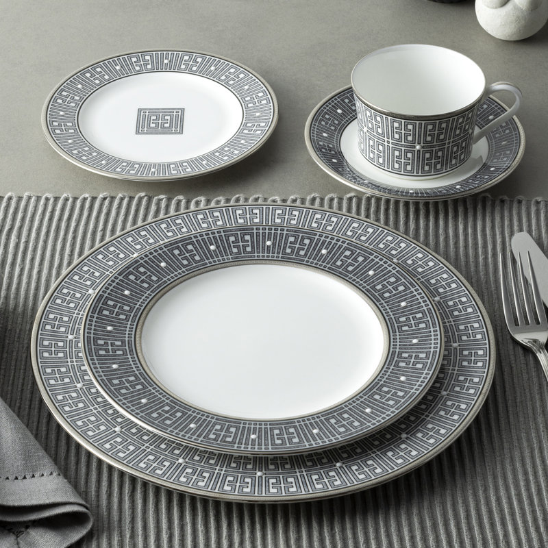 Couvert individuel 5 pièces Noritake Infinity, Graphite