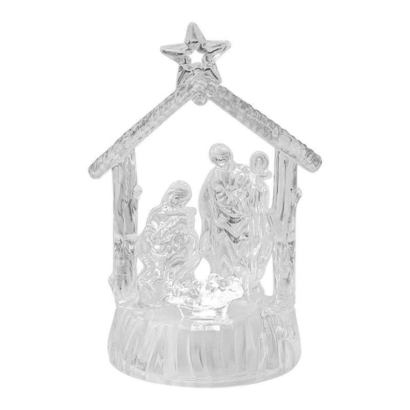 Acrylique ornements lumineux de la famille Sainte Marie
