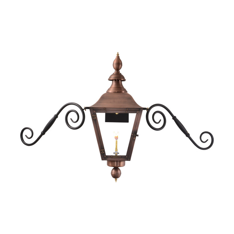 Lanterne d'extérieur au gaz Eagletown, H 28 po x l 10,5 po x 12,5 po