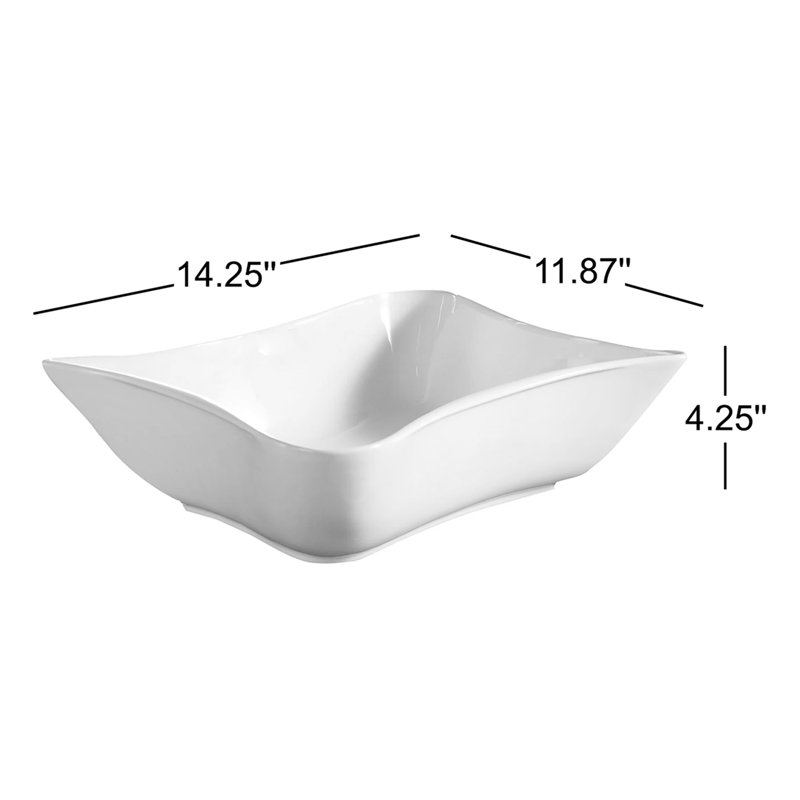 Barclay Paragon 11.87'' White Vitreous China Specialty Bathroom Sink