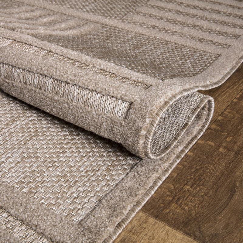 Koorosh Plaid Area Rug, Rectangle 60 x 220cm