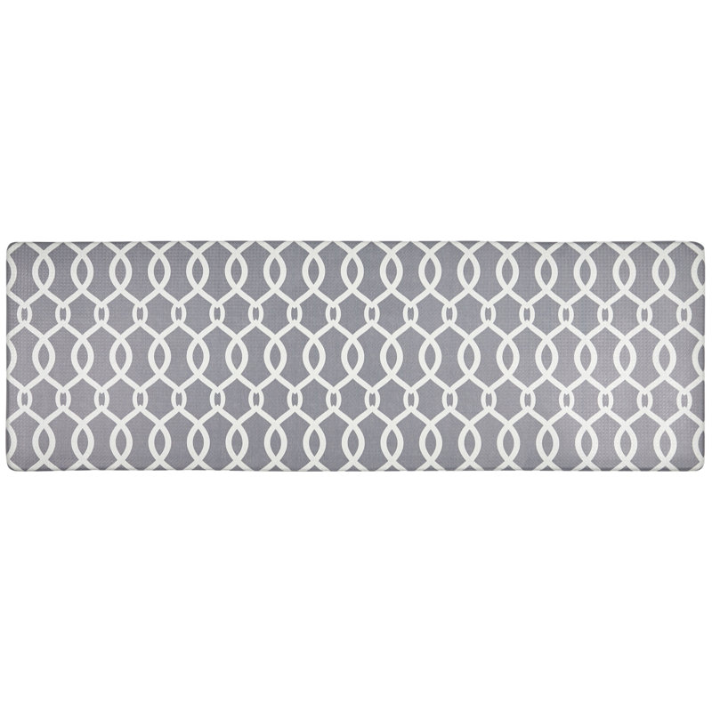 Tapis anti-fatigue Kochi Cozy Living, gris, Tapis de couloir 1 pi 5,5 po x 4 pi 7 po