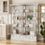 Vitrine haute 78 po avec 4 tiroirs et tablettes réglables-2017586478