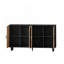 Console en bois avec 4 portes et tablettes-892931309