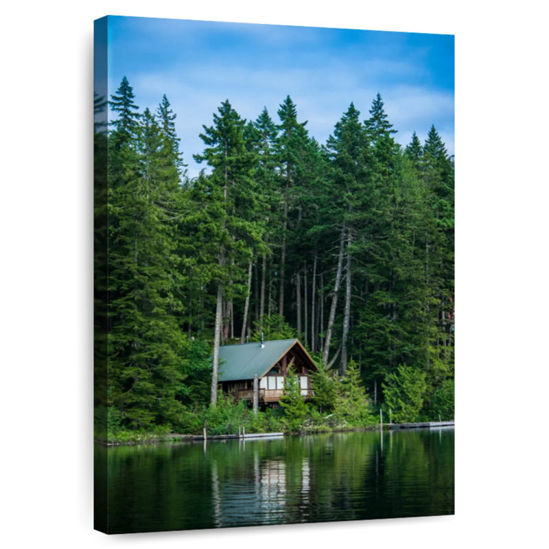 Alvord Woodland Lake Pine Forest, 24" H x 16" W