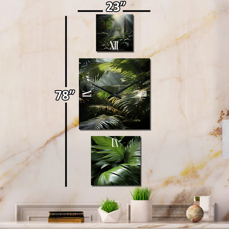 Jacquise Metal Wall Clock
