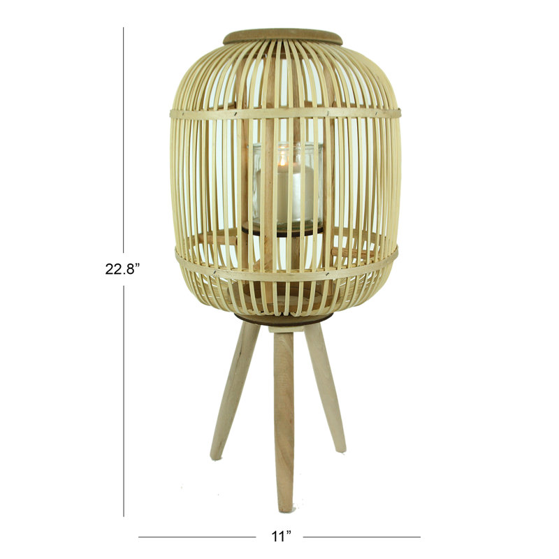 Lanterne en bois,  Naturel