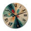 Horloge murale en bois massif Tevy-317591591