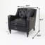 Fauteuil d'appoint en similicuir-287824042