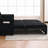 Corduroy Upholstered Convertible Sleeper Sofa Bed with Pull Out, USB Port-1912283271