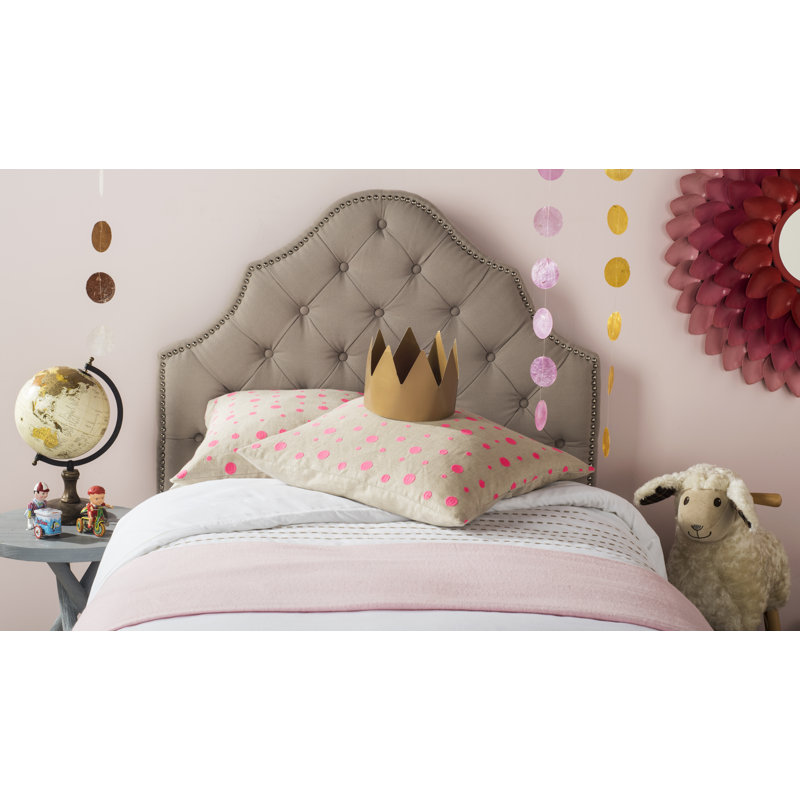 Danile Upholstered Headboard, Twin, Taupe
