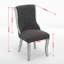 Ensemble de 2 chaises de salle à manger rembourrées-1687971035