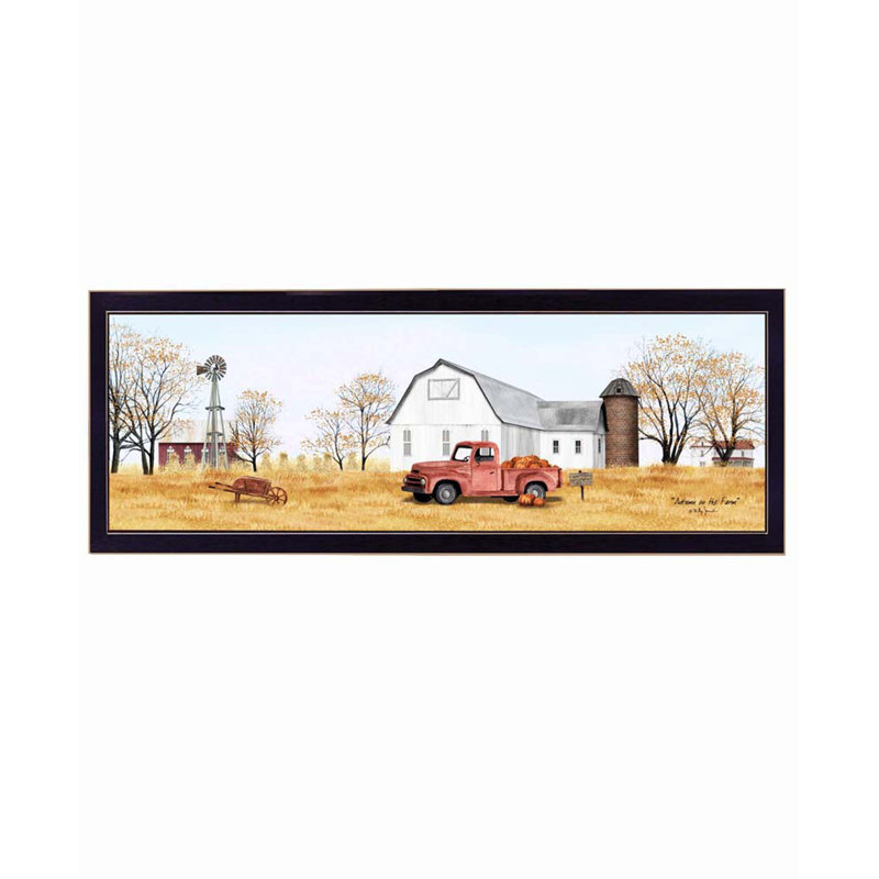 «Autumn On The Farm» par Billy Jacobs - Peinture à cadre unique