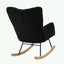 Chaise berçante capitonnée et rembourrée avec structure en métal-1785527972