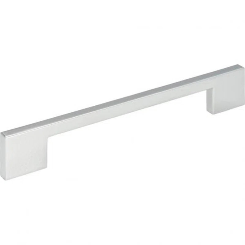 Thin Square Bar pull, Polished Chrome, 7 9/16"