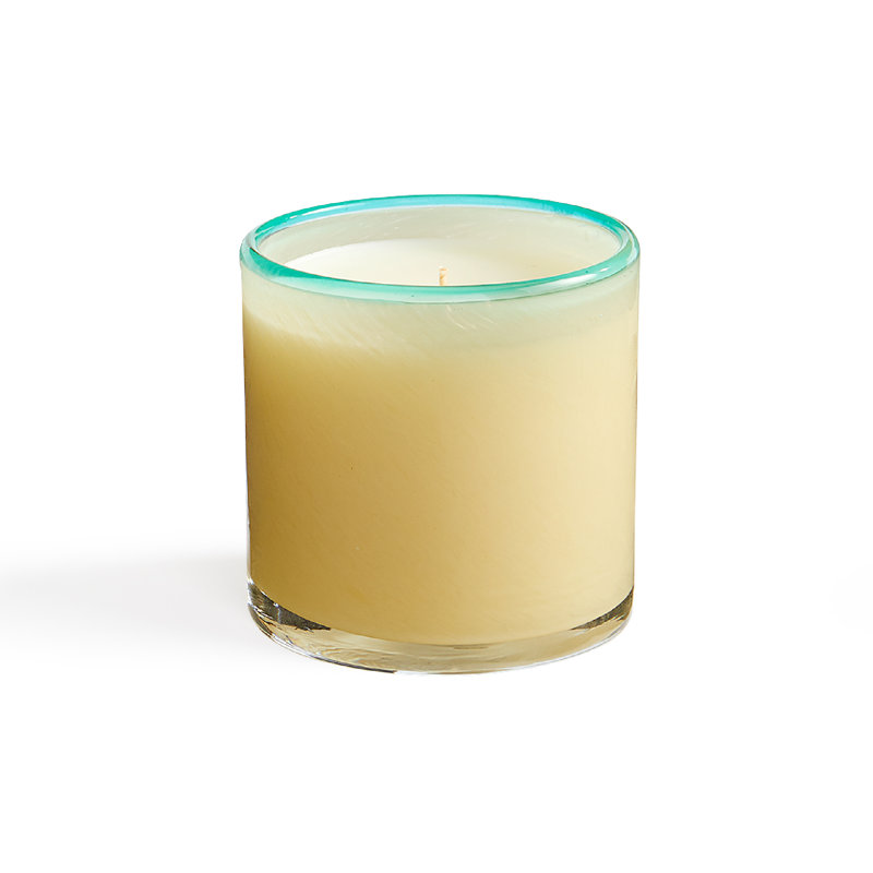 French Lilac Scented Jar Candle, 3" H x 3" W x 3" D