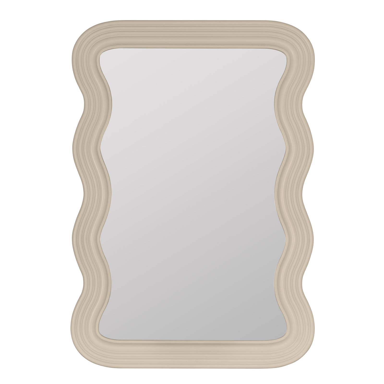 Axinia 28" Accent Mirror, Natural Linen