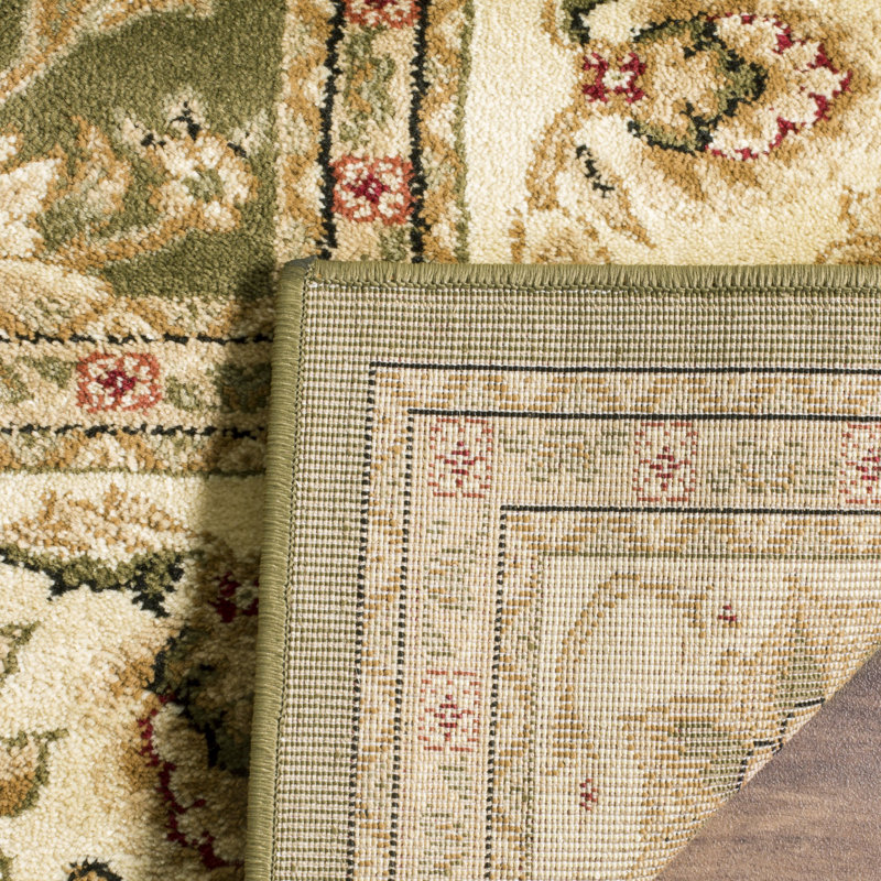 Berrywood Oriental Area Rug, Rectangle 99cm x 160cm, Green