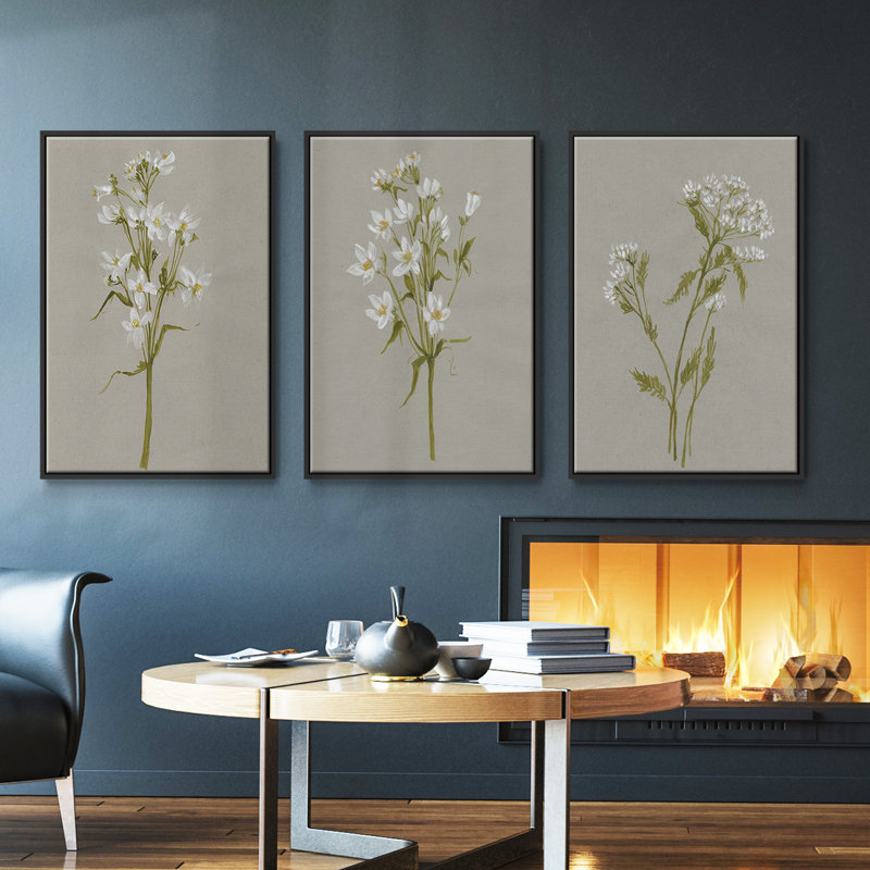 " Barxan I " 3 - Pieces, 36" H x 72" W, Black