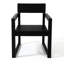 Repas d'extérieur pour 4 personnes - table de patio avec trou pour parasol et chaises avec accoudoirs, option terrasse près de la piscine en noir 5 conditions météorologiques - rassemblements idéaux-1070948185