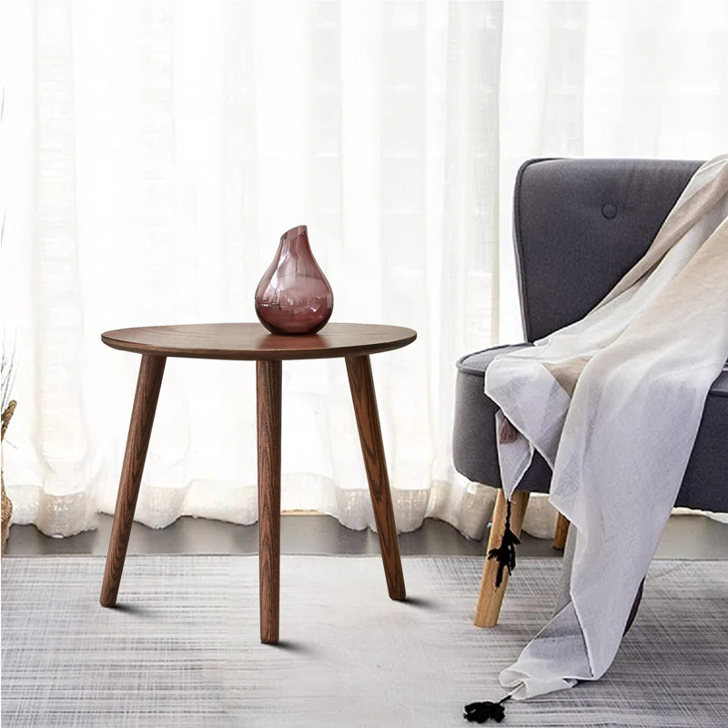 Table d'appoint en bois Eily pour chambre à coucher et salon