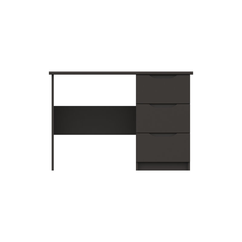Alianys Writing Desk, Graphite Gloss