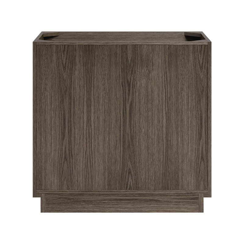 TileBar Studio Vanities Rhett Vanity with Top, Espresso Oak, 36" W, Carrara Marble