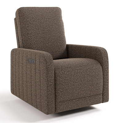 Kyoto Deluxe Nursery Power Recliner Swivel Glider with Dual USB Charging