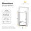 Porte de douche pivotante semi-sans cadre noir mat avec verre trempé de 1/4 po, joint magnétique et imperméable-124791594