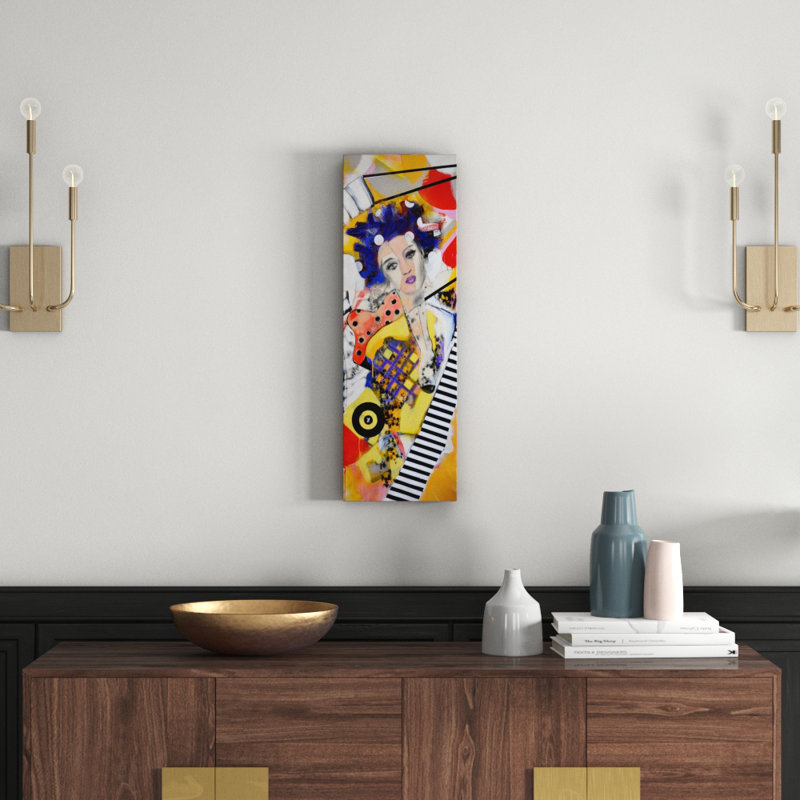 1 Piece Wrapped Canvas Painting, 76cm H x 25cm W x 3.81cm D