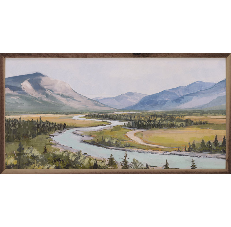 River 1 By Nina Blue, H 18 po x l 36 po