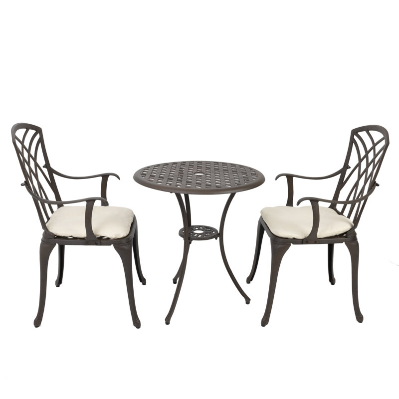East Orland 2 Seater Bistro Set with Cushions