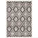 Modway Kalinda Rustic Vintage Moroccan Trellis Area Rug in Beige, Moroccan Blue and Ivory