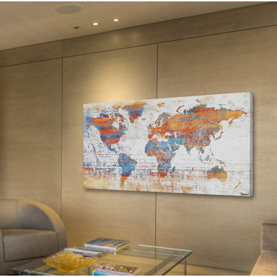 « chaleureux world » par parvez taj,-impression sur toile tendue