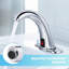 Robinet de lavabo de salle de bain automatique sans contact avec fonction de mélange d'eau chaude et froide