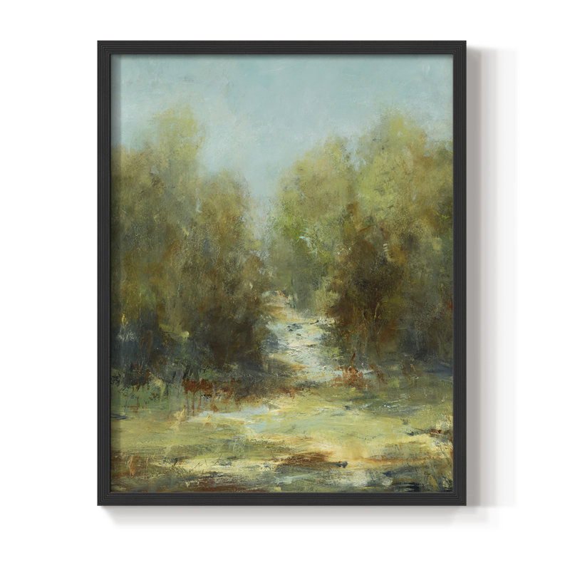 «A Walk in the Woods», reproduction encadrée - bois massif, Noir, H 10 po x l 8 po