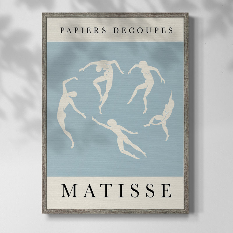 Matisse CXCII, reproduction d'art encadrée - bois massif, H 21 po x l 17 po