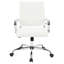 Fauteuil de bureau à dossier moyen en faux cuir Mulkey-1428571157