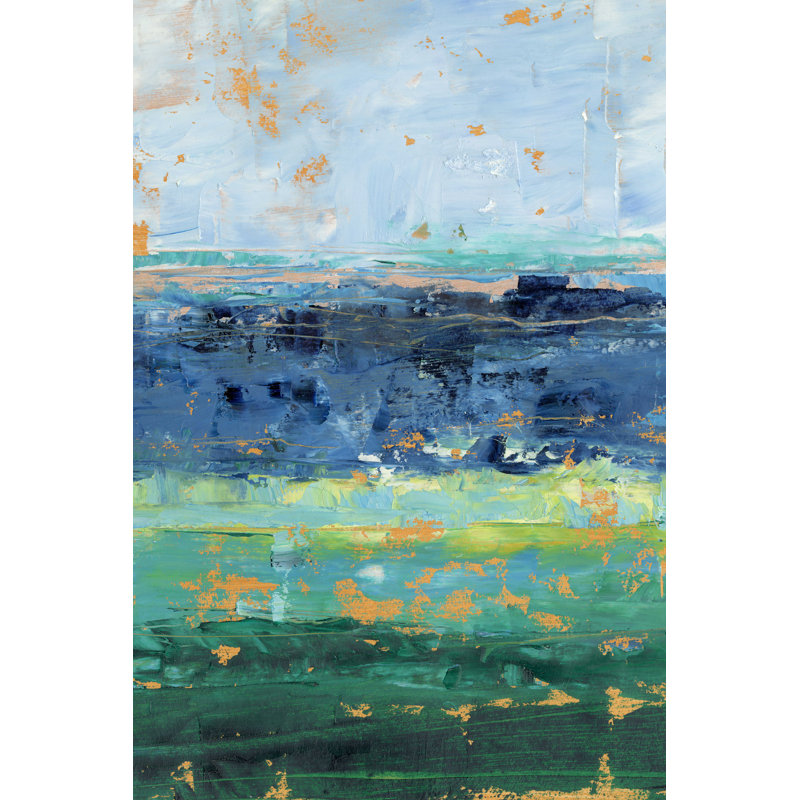 Terre et mer I, H 30 po x l 20 po