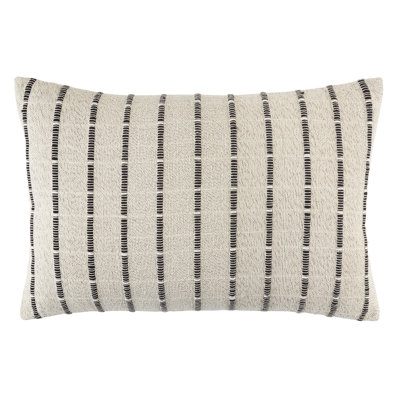Housse de coussin rectangulaire en coton