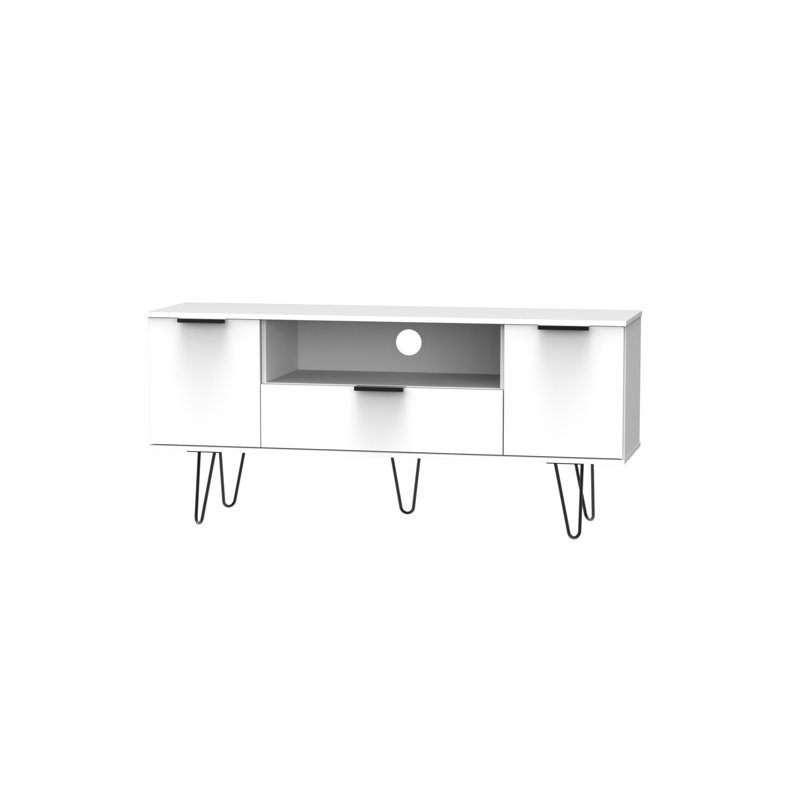 Fully Assembled Berryhill TV Stand for TVs up to 60", White