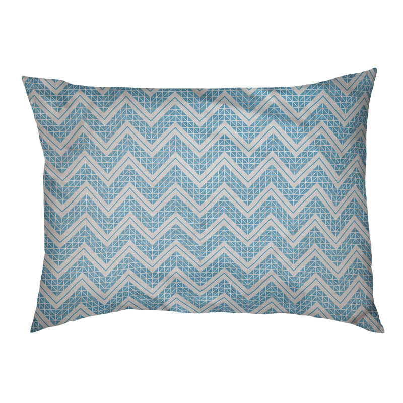 Coussin Chelan, Grand (l 50 po x P 40 po x H 7 po), Bleu ciel