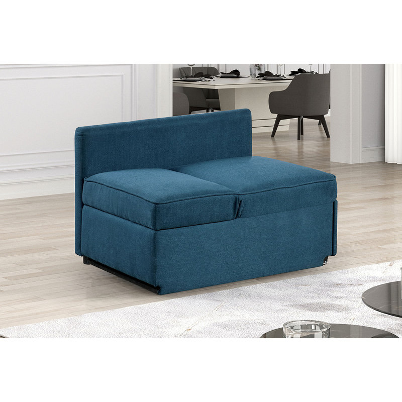 Fauteuil convertible 1pc, Bleu