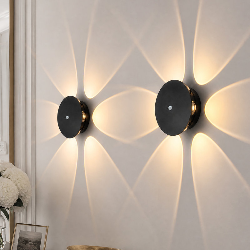 4.6in Rechargeable LED Wall Light with Remote Control