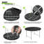 Table ronde en plastique pliable ronde avec cadre en acier pliable et poignée de transport-71837339-78650811