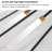 Modern 42-Light 128cm LED Integrated Sputnik Semi-Flush Mount (Black)-1498457635